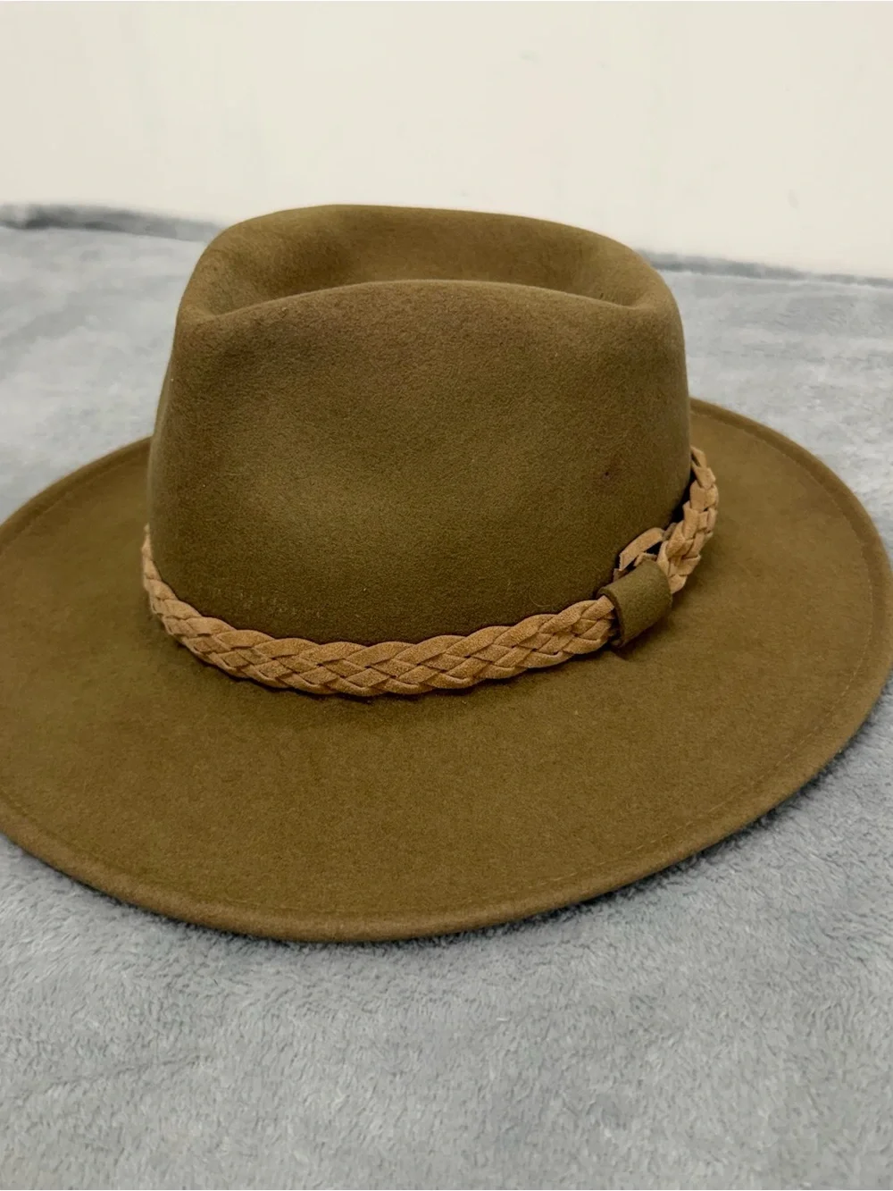 Vintage Orvis Bucket Hat Men's Small Brown 100% Wool Outdoor Fishing Fedora USA